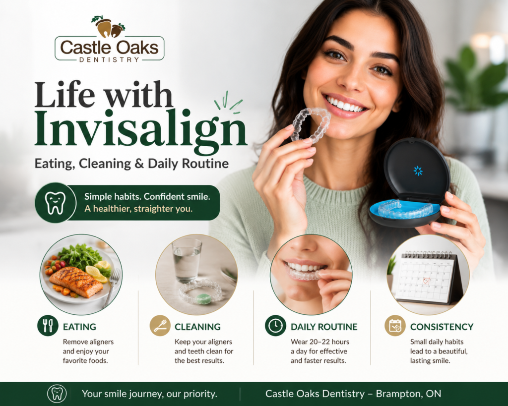 Life with Invisalign: Eating, Cleaning & Daily Routine